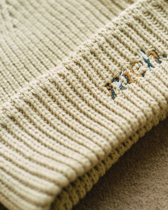 Light Knit Cap -Beige- - 05