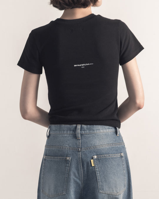 Unfinished Baby T -Black