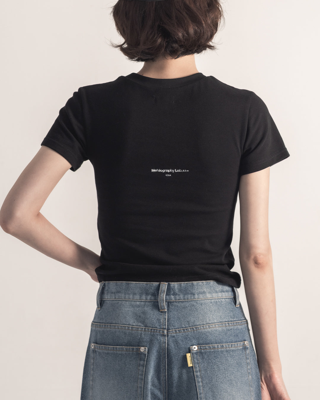Unfinished Baby Tee -Black