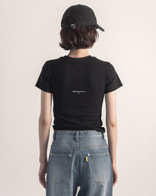 Unfinished Baby T -Black