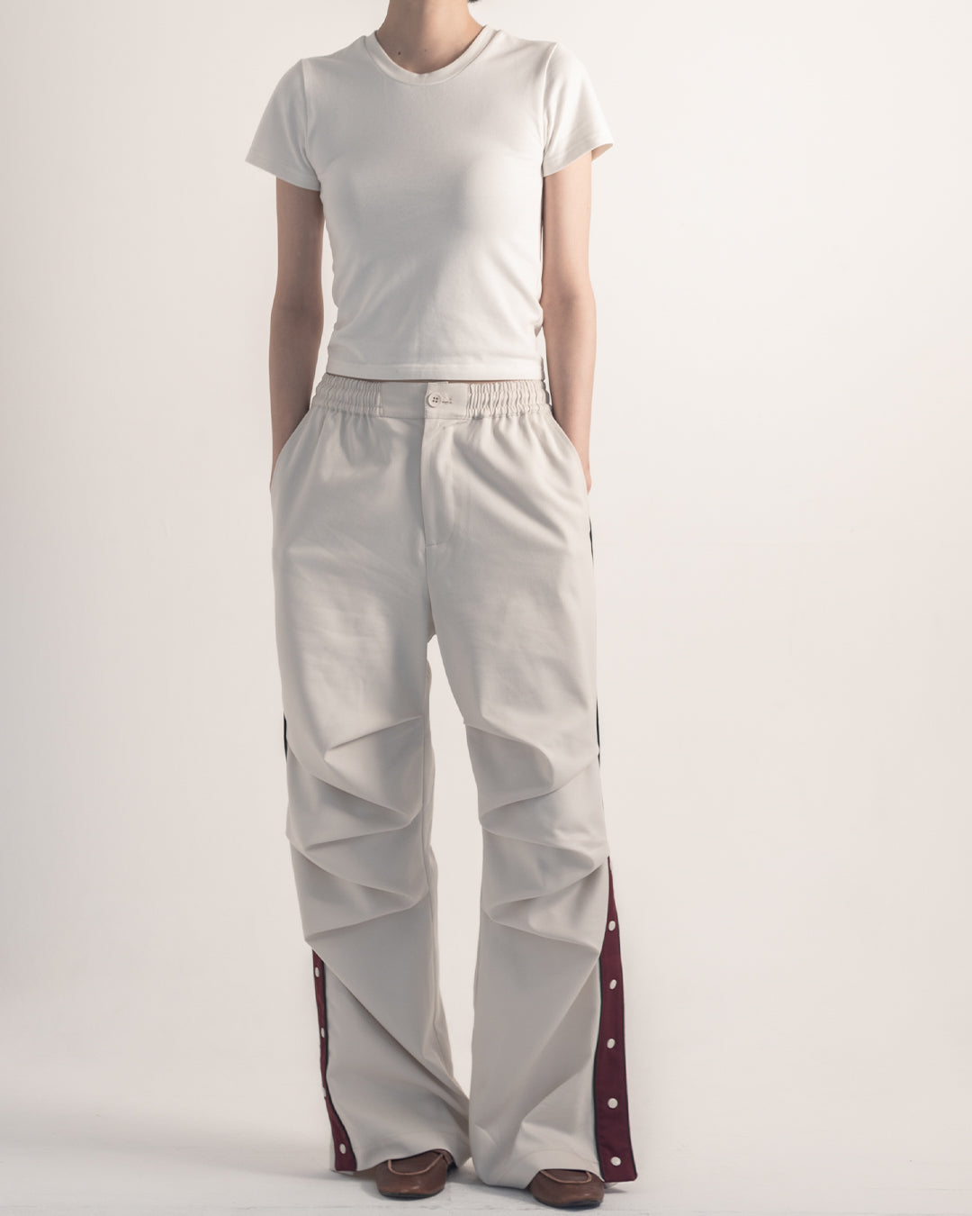 Unfinished Baby Tee -White