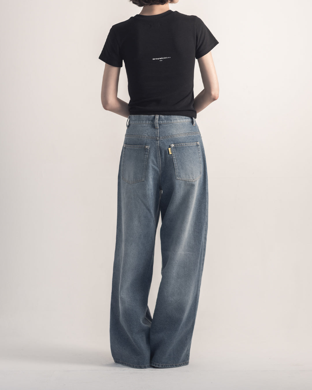 Unfinished Baby Tee -Black