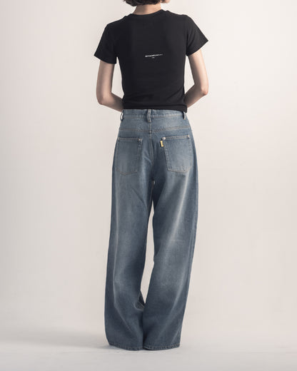 Unfinished Baby Tee -Black