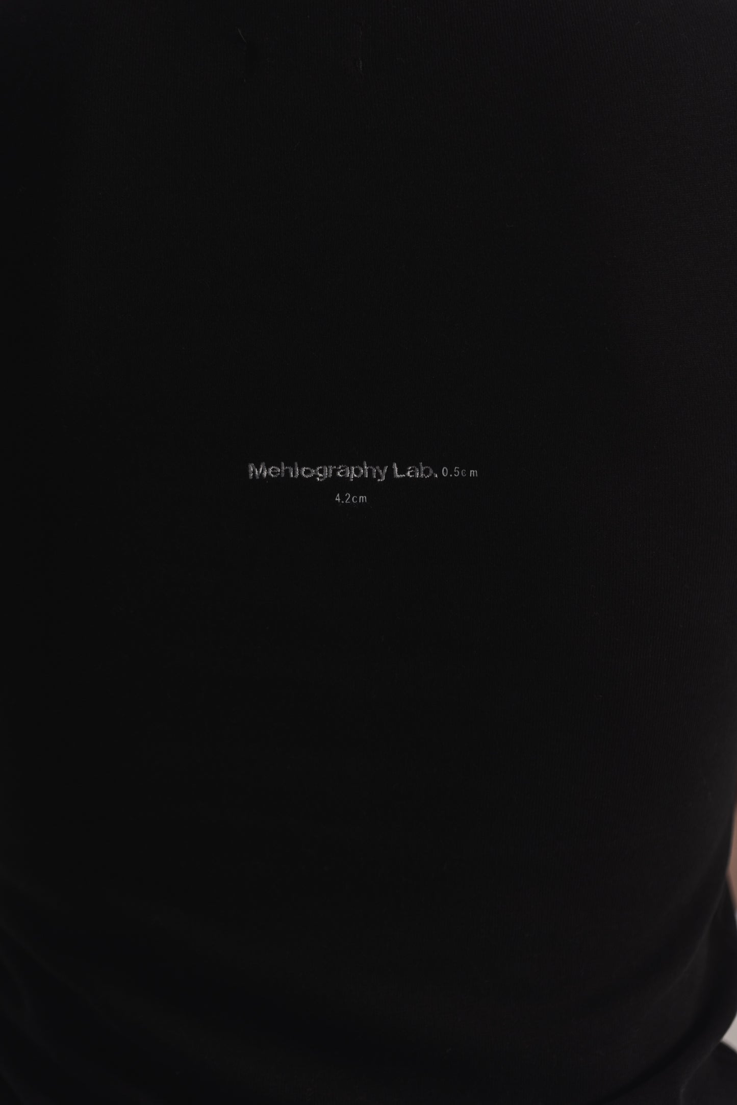 Unfinished Baby Tee -Black