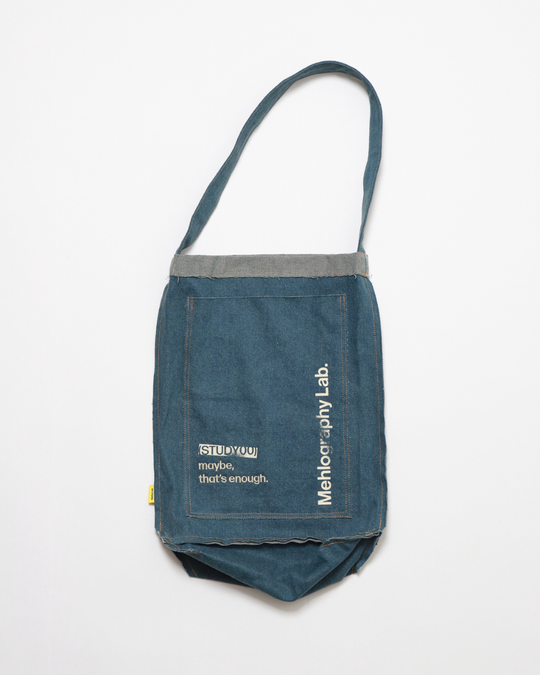 Denim Flipped Bag - Blue Jeans