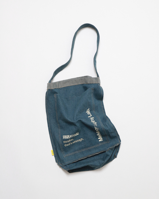 Denim Flipped Bag - Blue Jeans