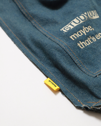Denim Flipped Bag - Blue Jeans