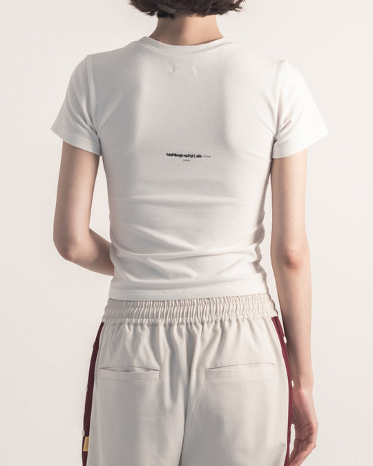 Unfinished Baby Tee -White
