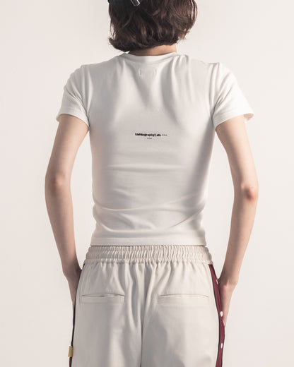 Unfinished Baby Tee -White