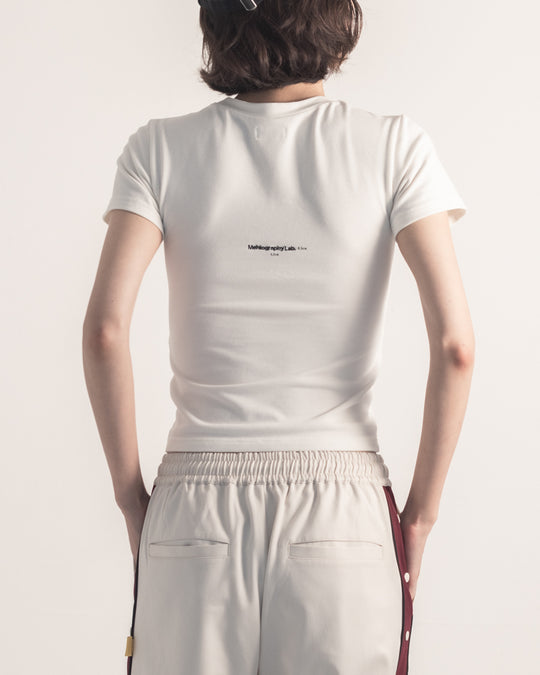 Unfinished Baby Tee -White
