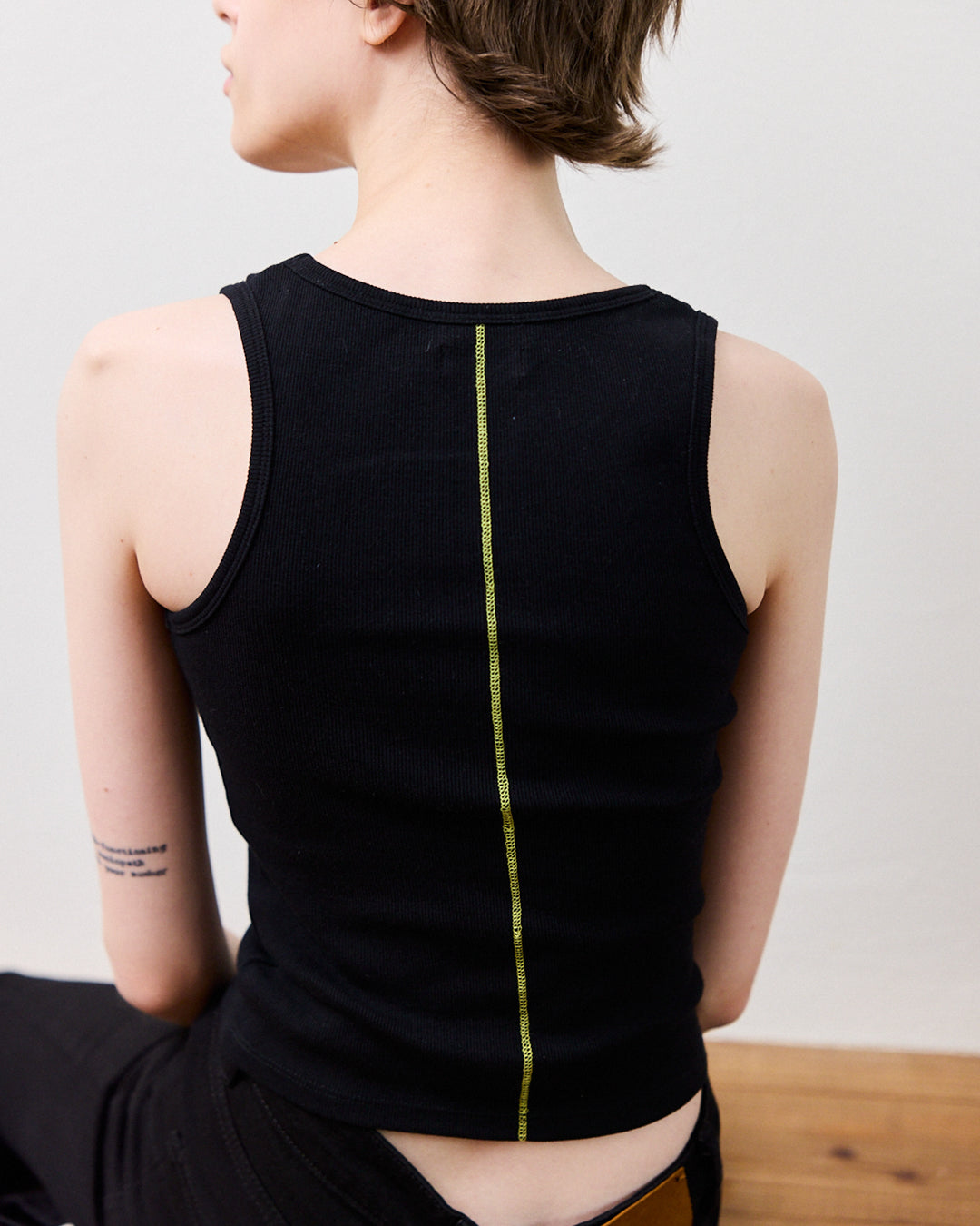 Back Line Tank - Black