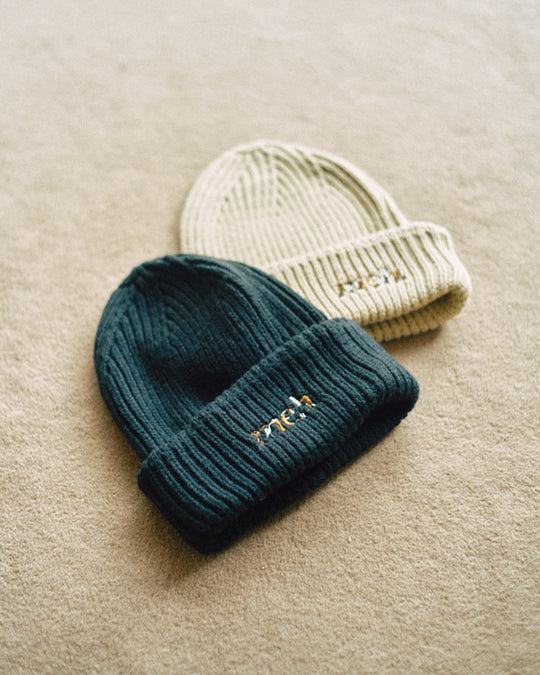 Light Knit Cap -Beige- - 02