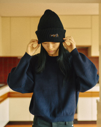 Light Knit Cap -Black- - 13