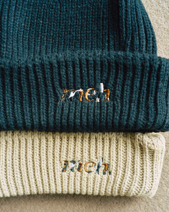 Light Knit Cap -Black- - 05