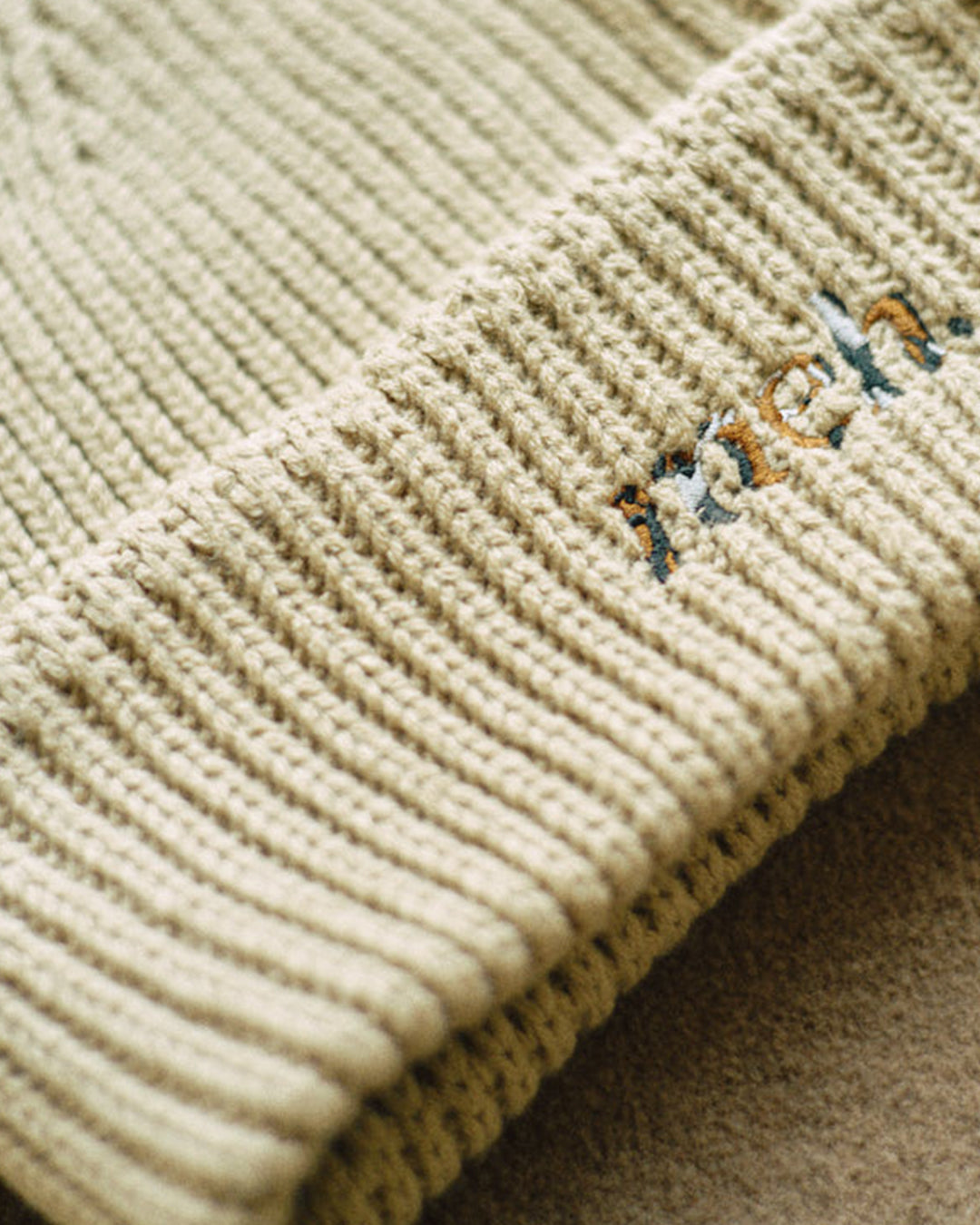 Light Knit Cap -Beige- - 05