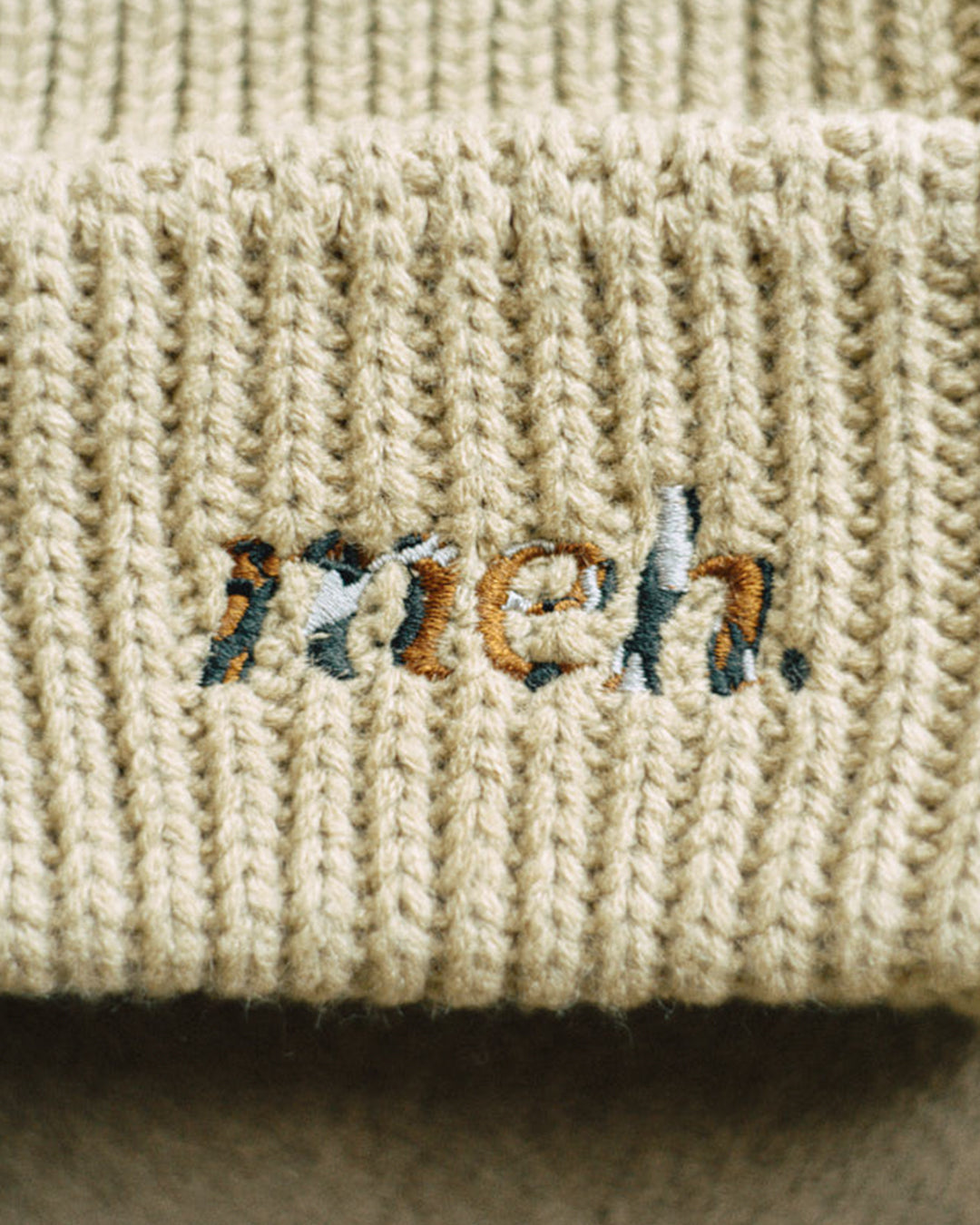 Light Knit Cap -Beige- - 09