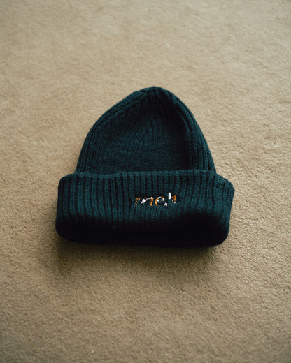 Light Knit Cap -Black- - 01