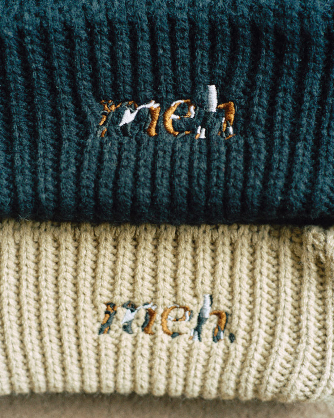 Light Knit Cap -Beige- - 08